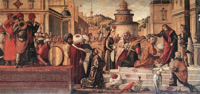 CARPACCIO, Vittore The Baptism of the Selenites dfg